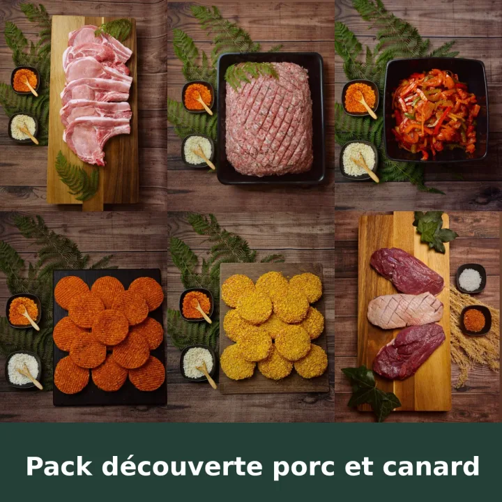 Pack découverte porc et canard